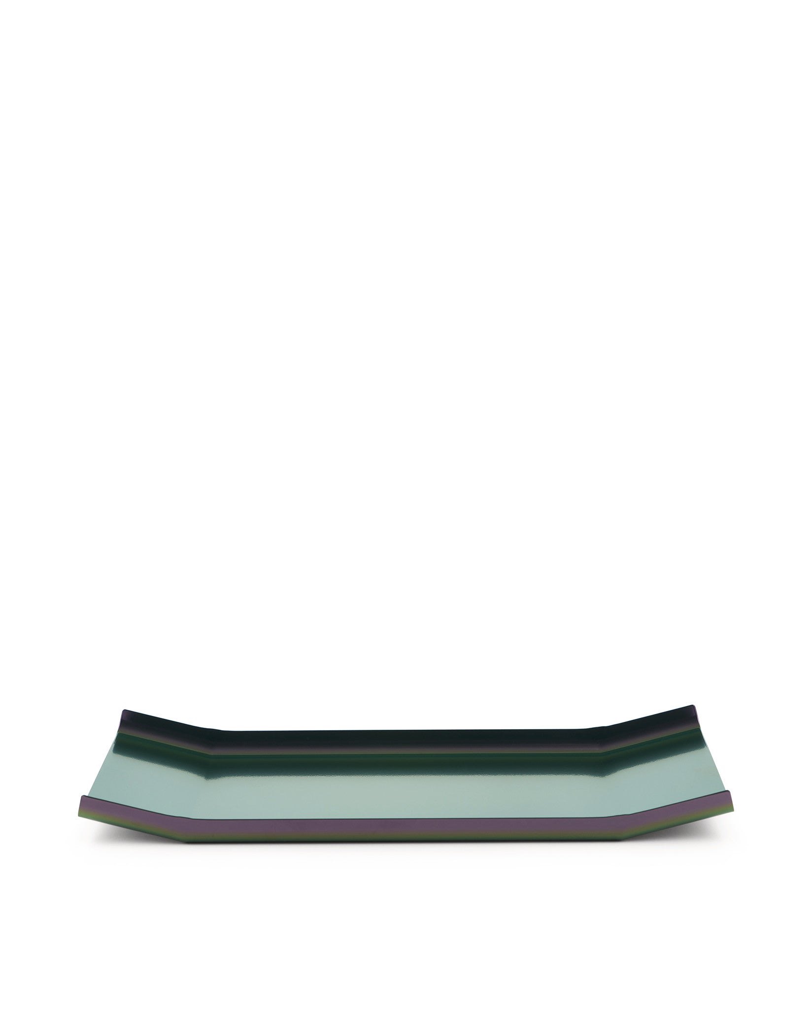 Arran Greenpurple Rectangular tray Alessi