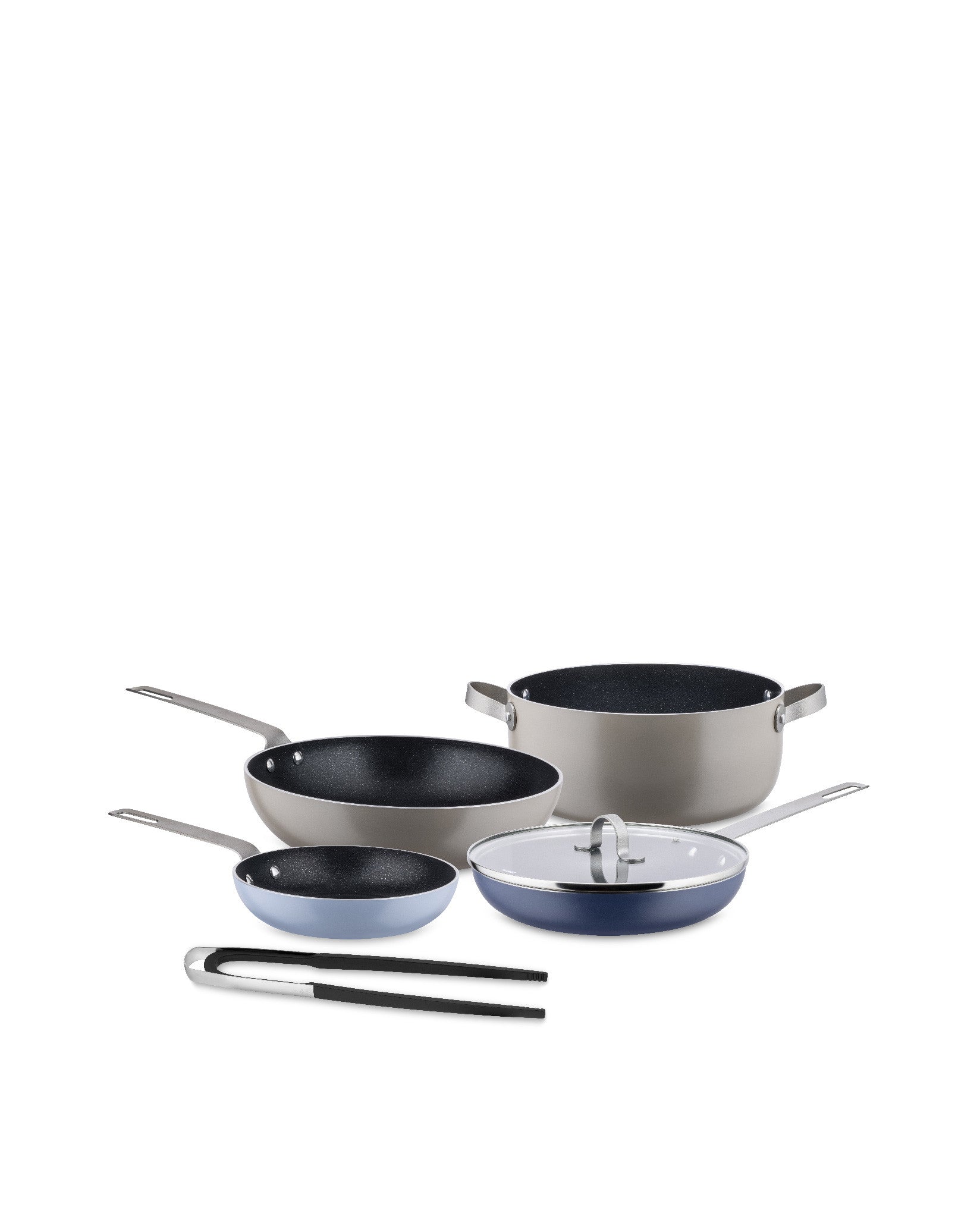s*s様 A di Alessi@ステンレススチール フライパン 3点セット Tama Cookware Set | Alessi