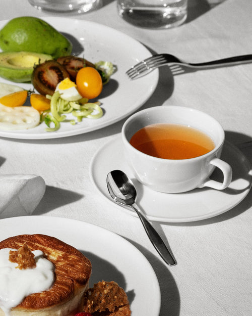 Itsumo Default Title Set of one teacup with saucer. 4 pieces Alessi 1