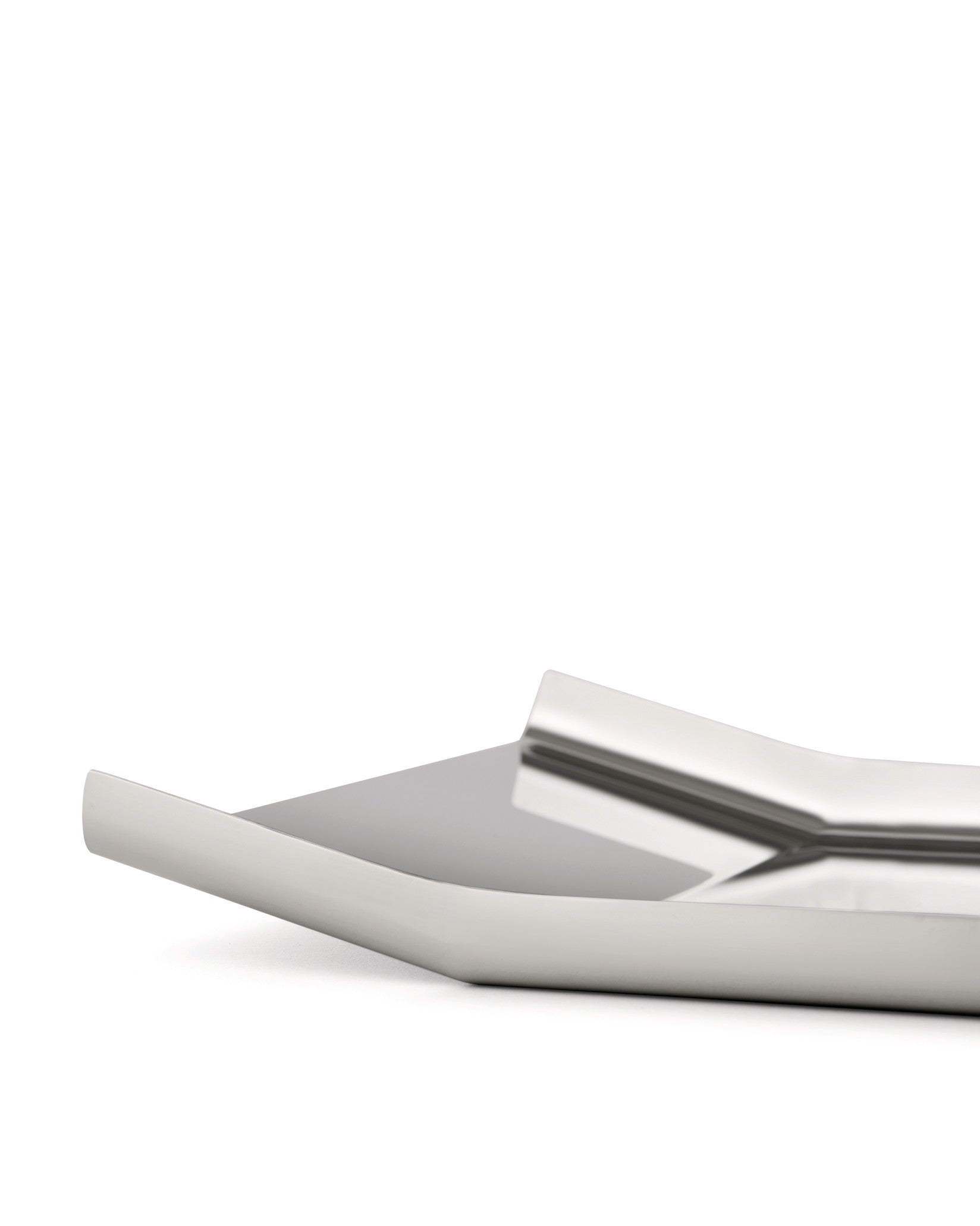 ◎ 希少 ALESSI Arran デコレーショントレイ ステンレス シルバー Arran: Rectangular Tray By Enzo Mari | Alessi