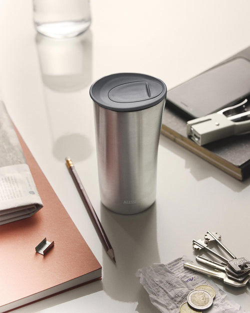 Buri anthracite Thermo insulated cup Alessi 1