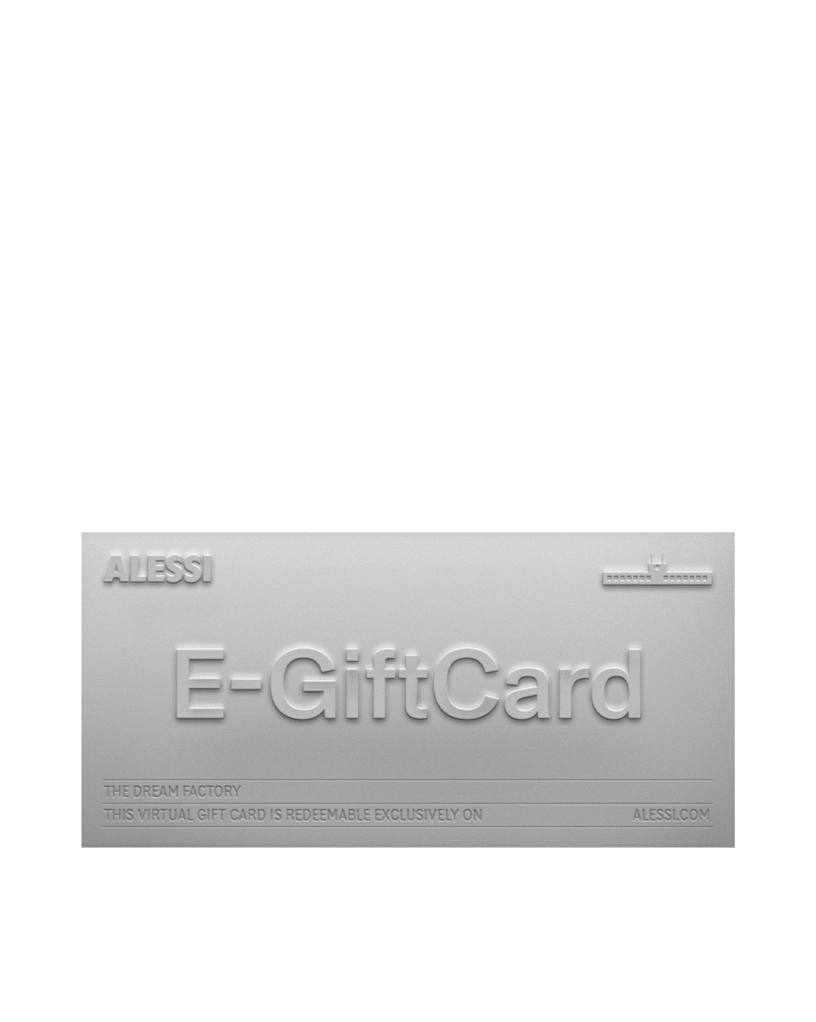 E-Gift Card £50 EXCLUSIVE DIGITAL CARD Alessi