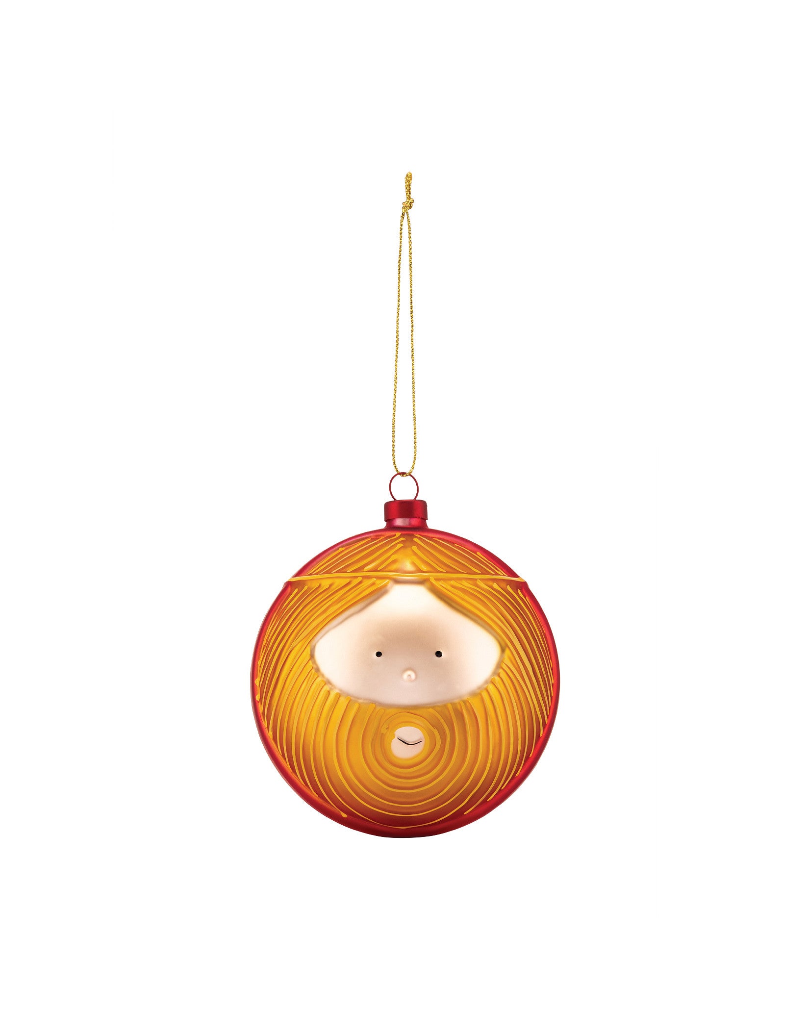 Giuseppe red Christmas bauble Alessi