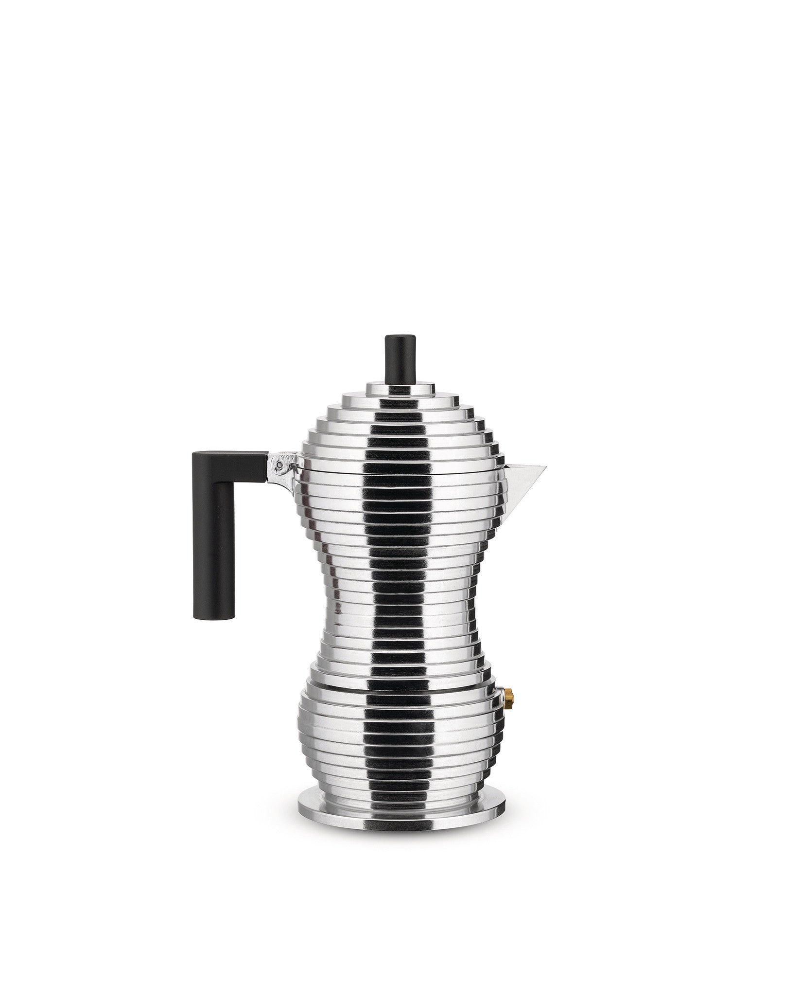 Pulcina black, cups 1 Espresso coffee maker Alessi