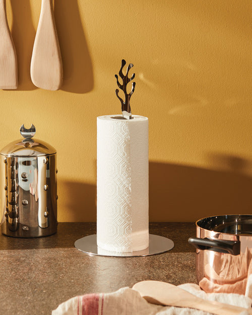 Mediterraneo stainless steel Kitchen roll holder Alessi 1