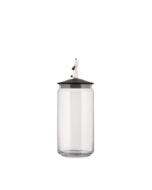 LulàJar black Jar for dog food Alessi