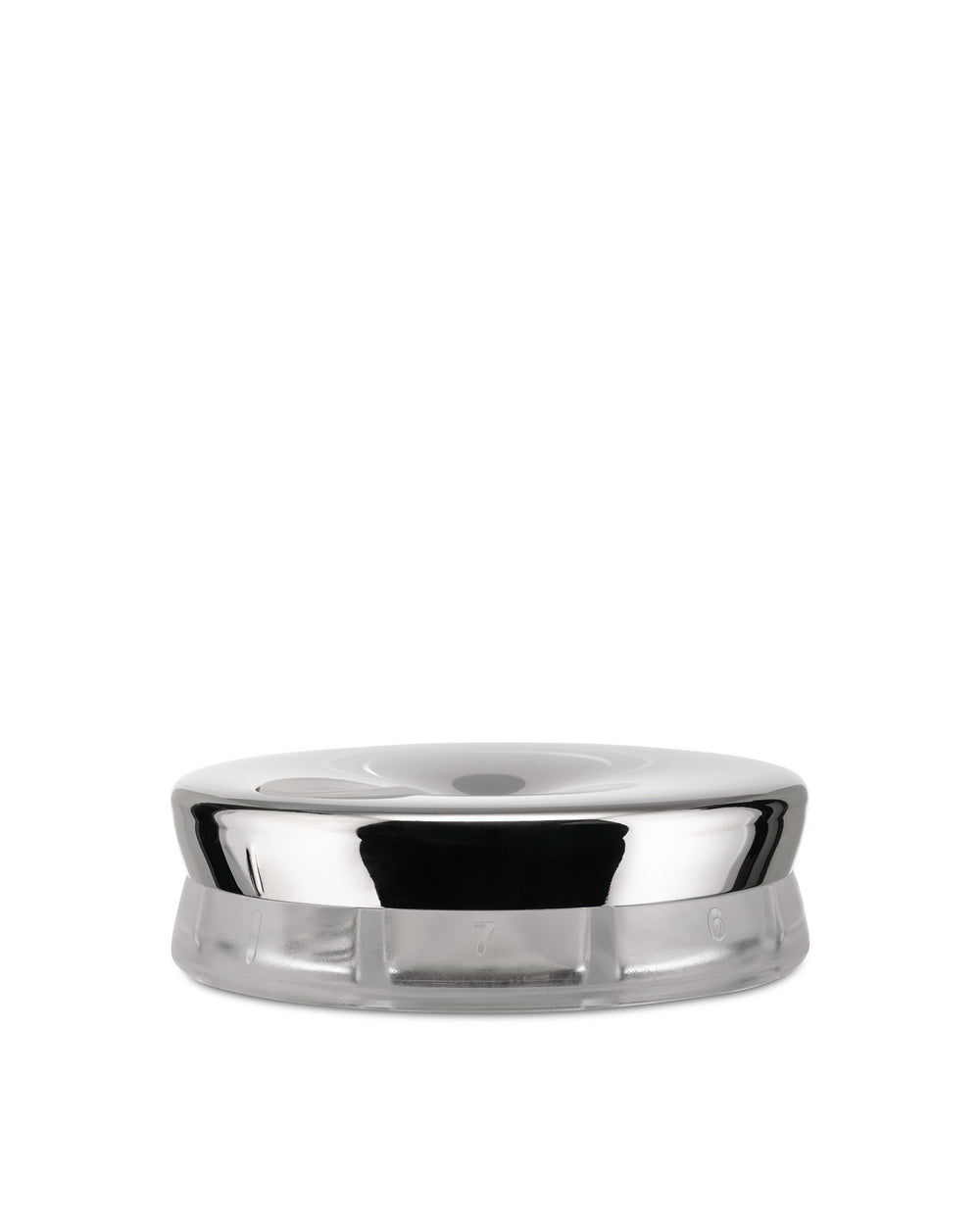 The YoYo is a handy weekly pill holder. It's round in shape with a clear plastic base which has 7 compartments for each day of the week. The lid is mirrored stainless steel which has a hole that can be twisted around to access each days medicine.