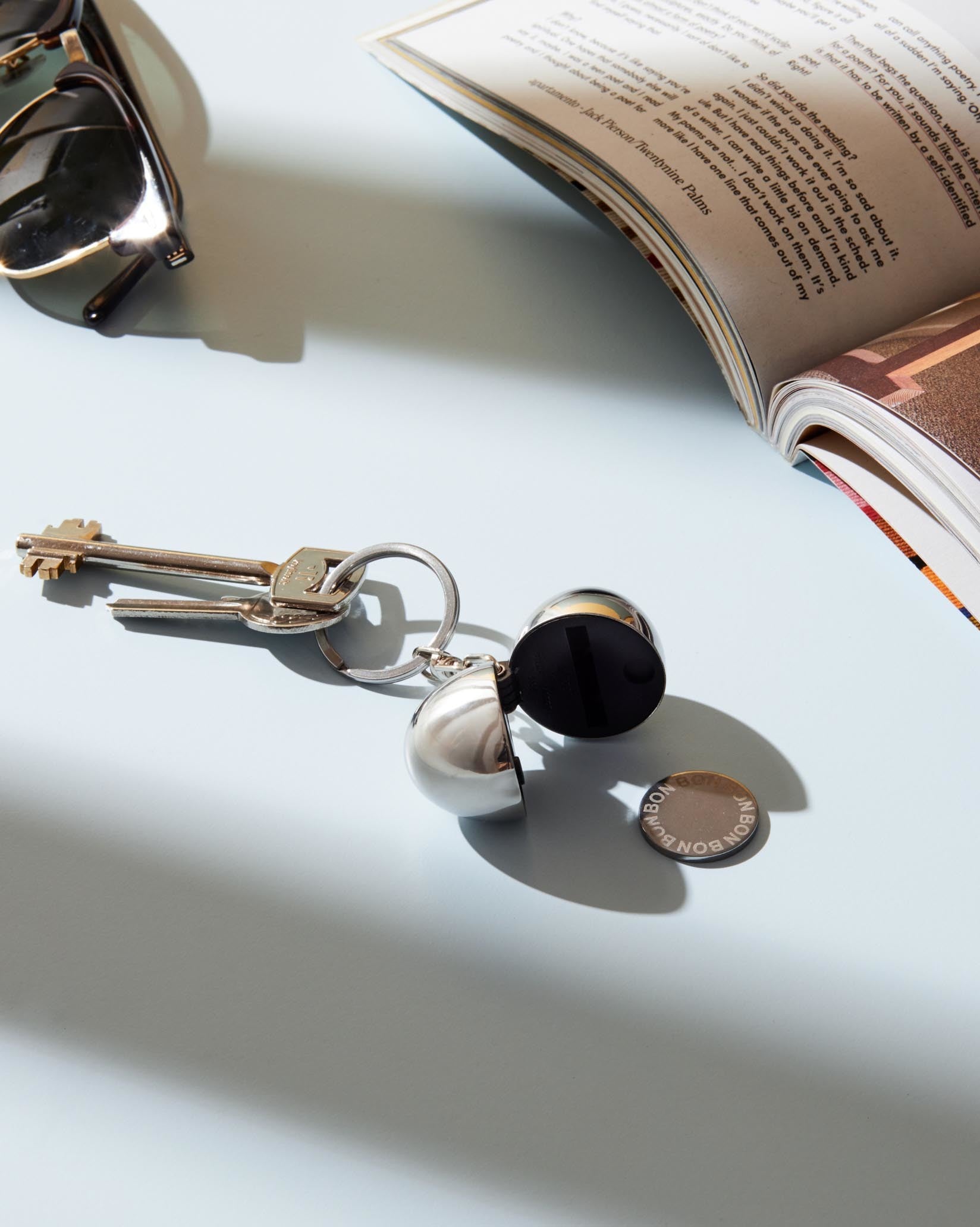 BON BON: Key ring/coin holder Alessi