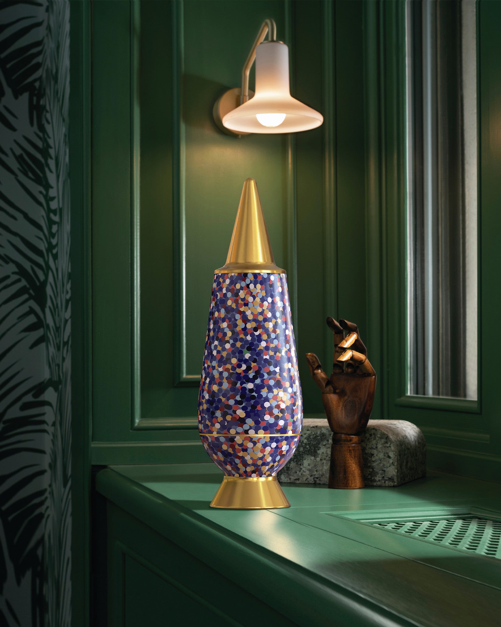 100% make-up Proust: Vase with lid by Alessandro Mendini | Alessi