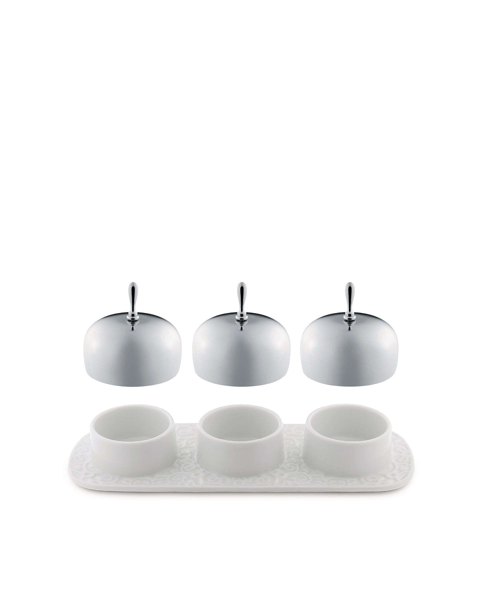 ALESSI DRESSED バターディッシュ＆ジャムトレイ 未使用 ALESSI DRESSED バターディッシュ＆ジャムトレイ 未使用 ALESSI