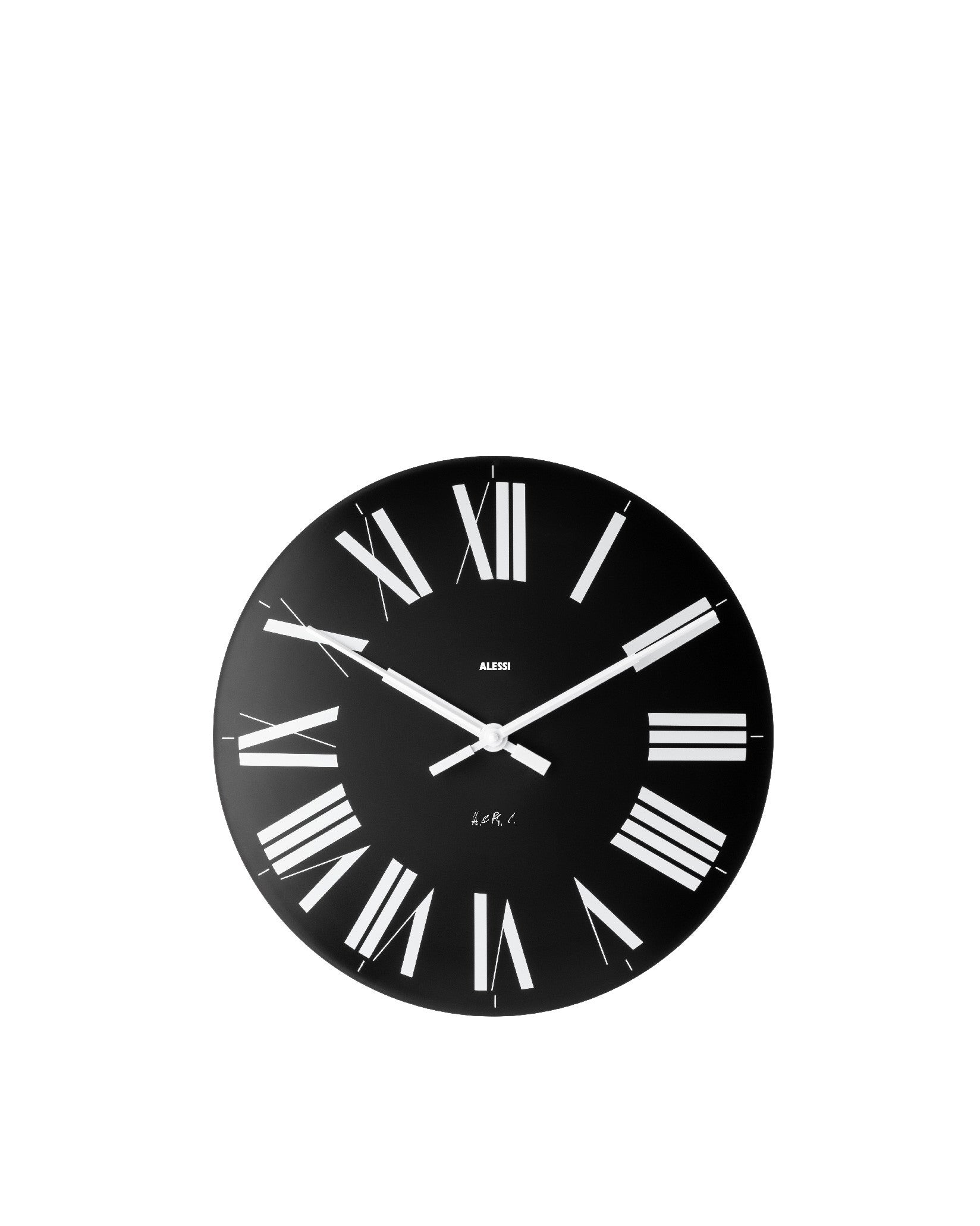 Firenze black Wall clock Alessi
