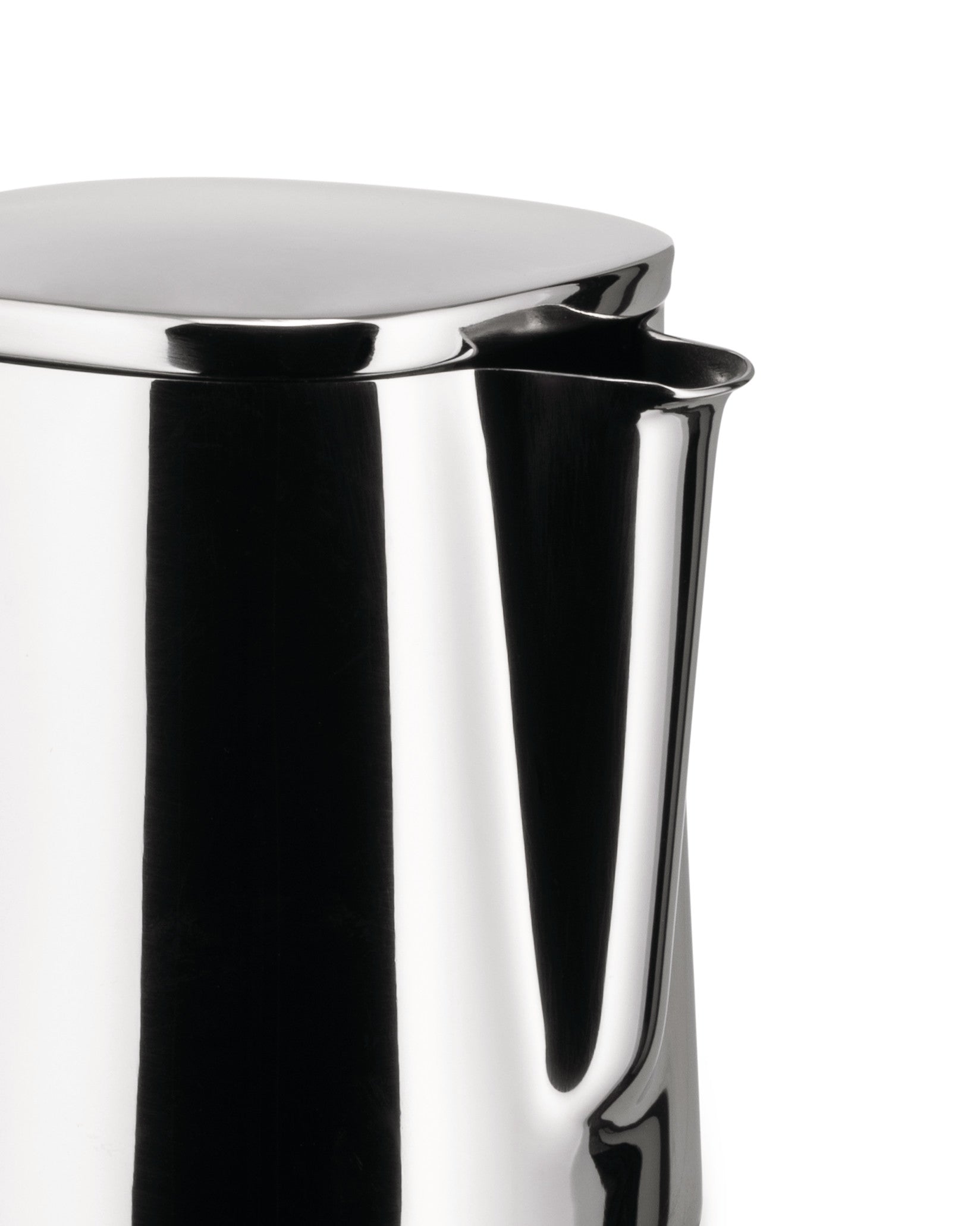 Alessi A411 Stainless Steel Creamer - Mirror Polished Silver, Designer Kristiina Lassus