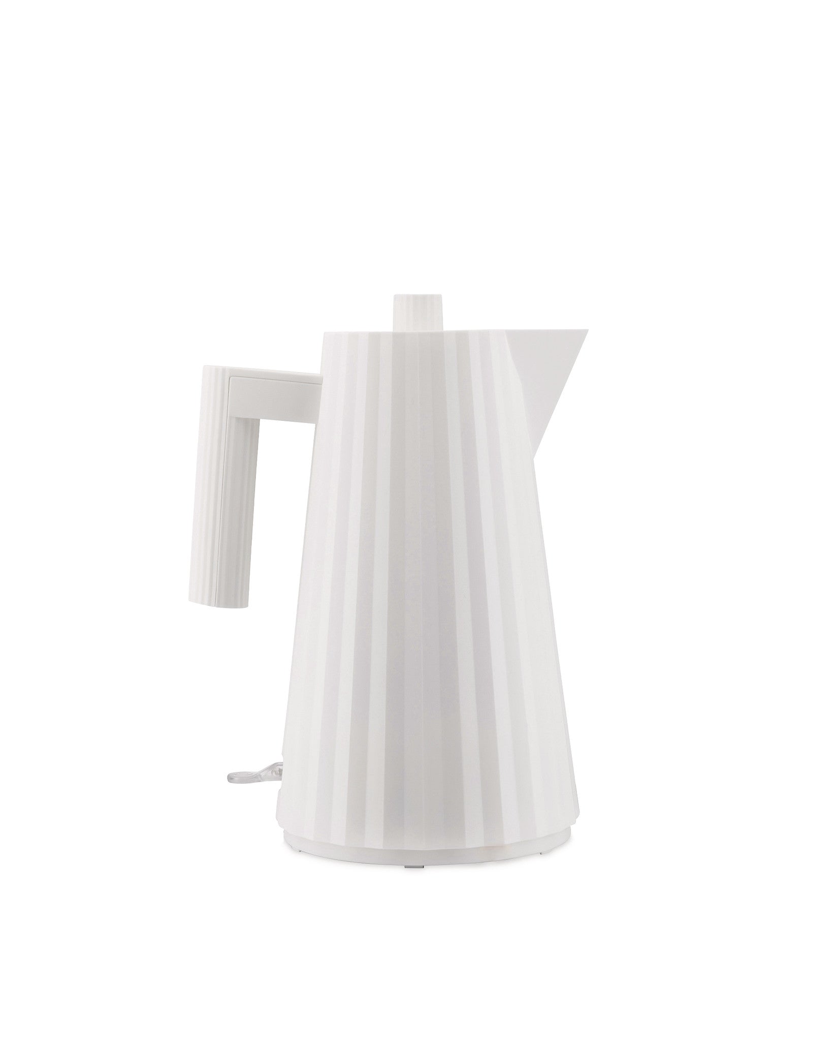 Plissé white, cl 170 || 1.80 oz Electric kettle. British plug Alessi