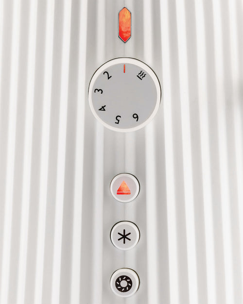 Plissé white Toaster. English plug Alessi 2