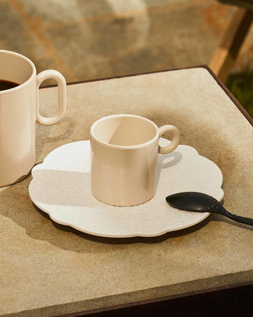 Dressed en plein air Default Title Saucer for mocha cup. 4 pieces Alessi 1