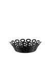 Vimini black, cm 21 || inch 8¼″ Basket Alessi
