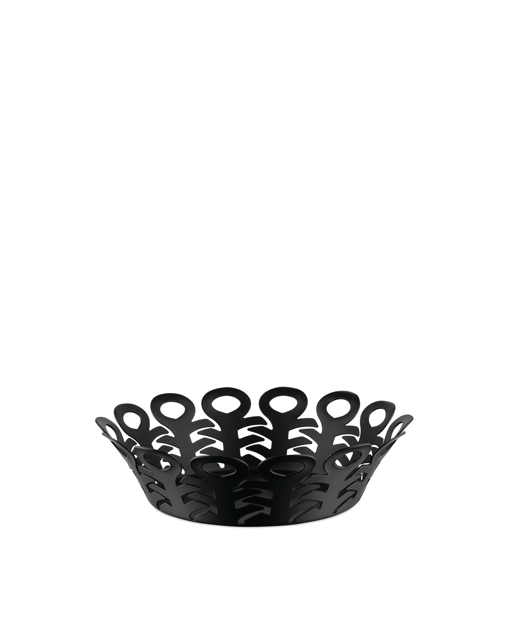 Vimini black, cm 21 || inch 8¼″ Basket Alessi