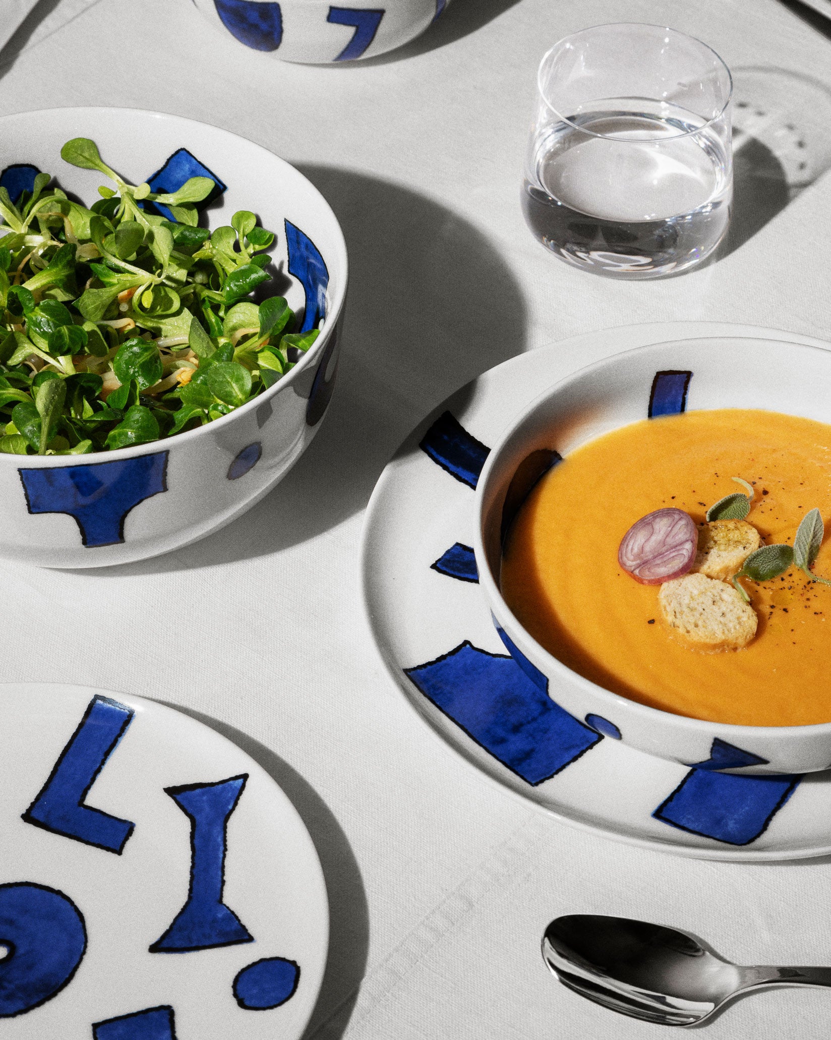 Itsumo - Yunoki ware Default Title Dinner plate. 4 pieces Alessi
