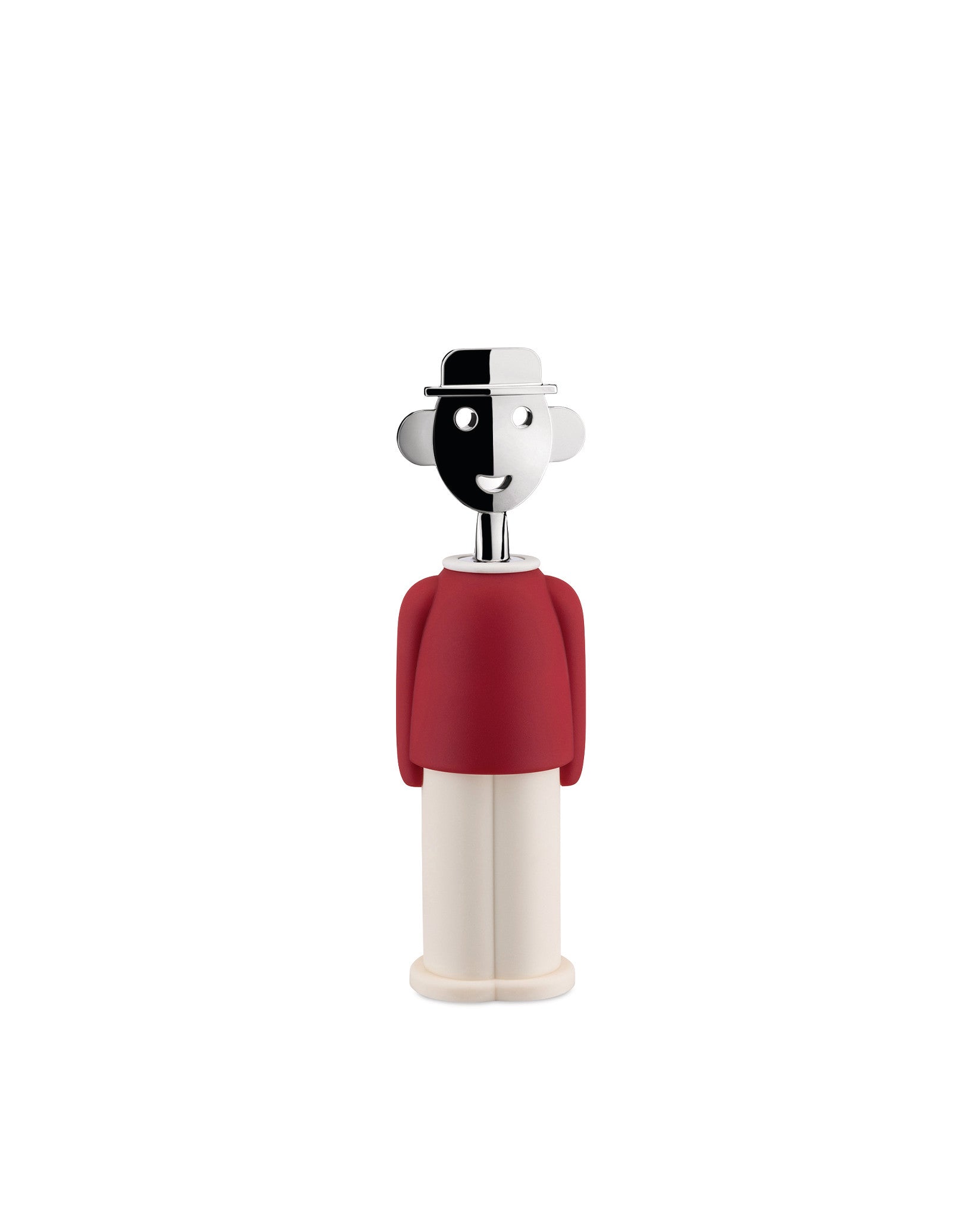 Alessandro M. red and white Corkscrew Alessi