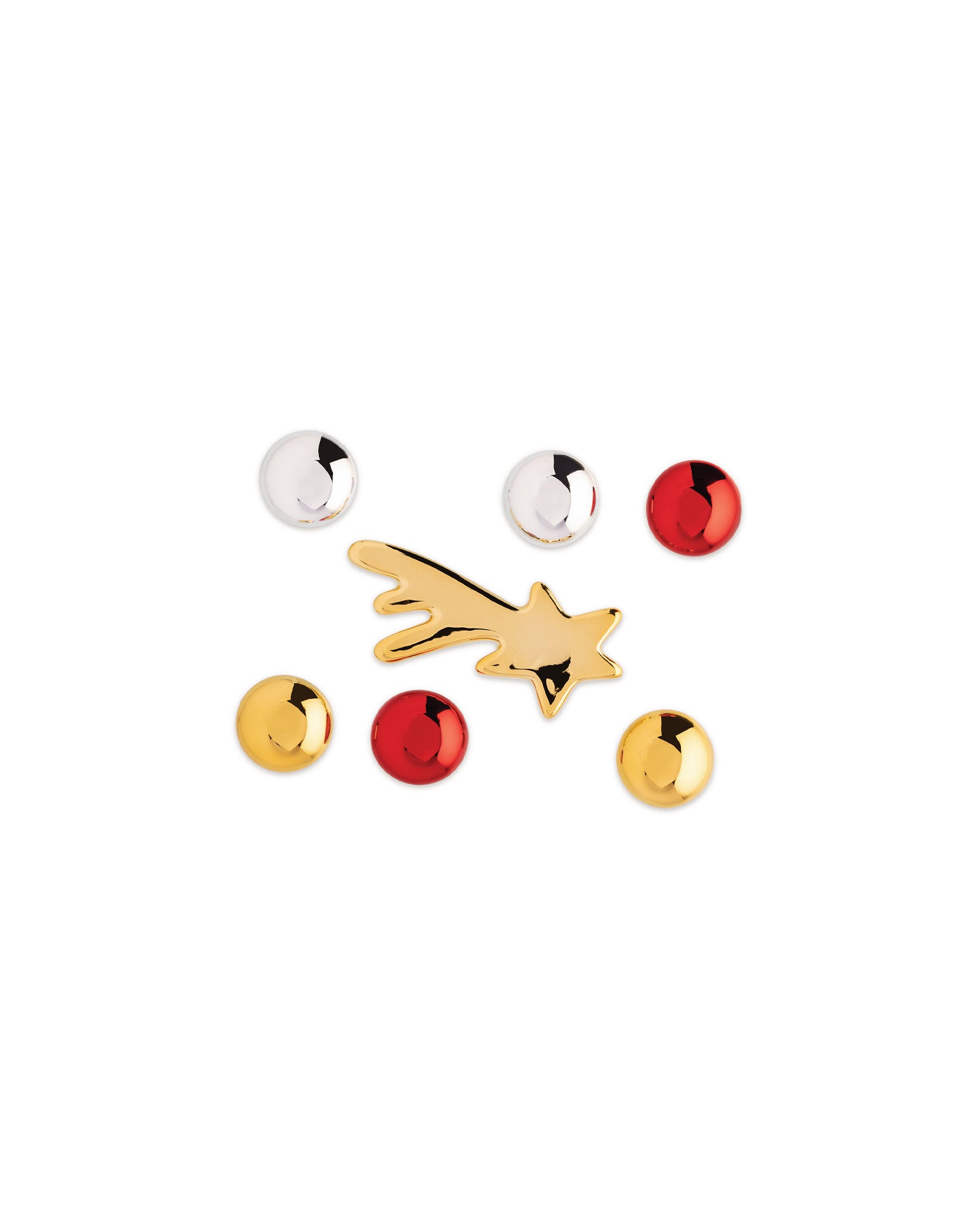 Alessi Bark クリスマスオーナメント レッド Bark for Christmas Christmas Ornament with magnets | Alessi