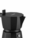 Moka black, cups 1 Espresso coffee maker in aluminium casting Alessi 2