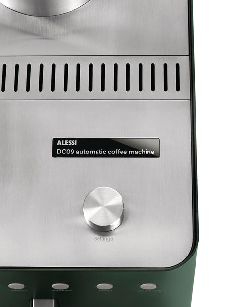 DC09 green Automatic coffee machine. British plug Alessi 6