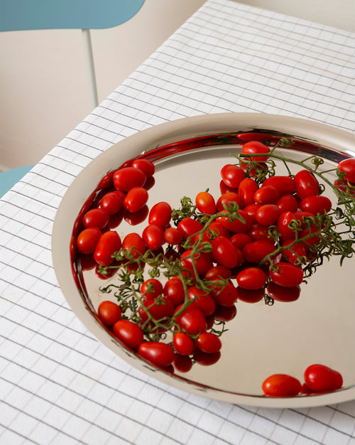Kuru Kuru stainless steel Tray Alessi