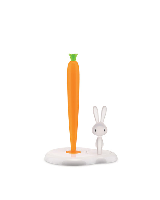 A quirky addition to the Stefano Giovannoni collection of conversation-starting kitchenware, the bunny and carrot kitchen roll holder. 