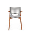 Poêle Collection mat Monoshell chair with armrests Alessi