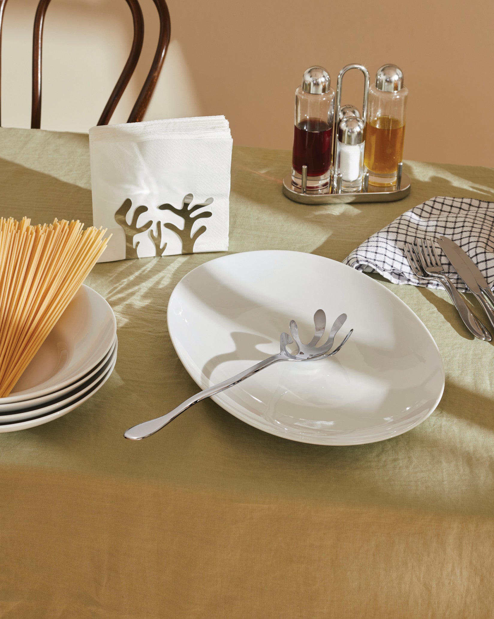Mediterraneo stainless steel Paper napkin holder Alessi 1