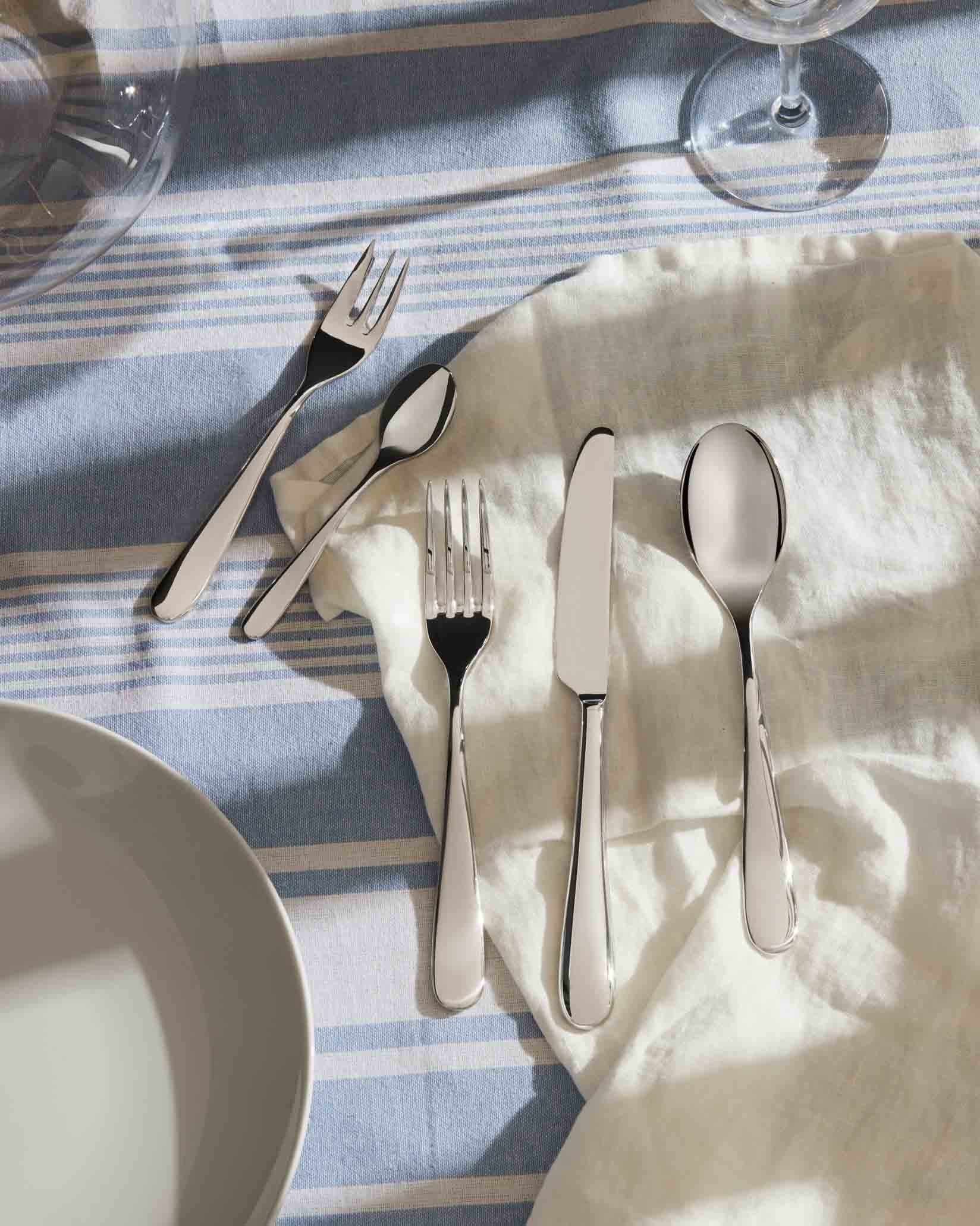ALESSI 5180/3S テーブルナイフ　5本 ソットサス Nuovo Milano Cutlery Set 30 Pieces Designed By Ettore Sottsass