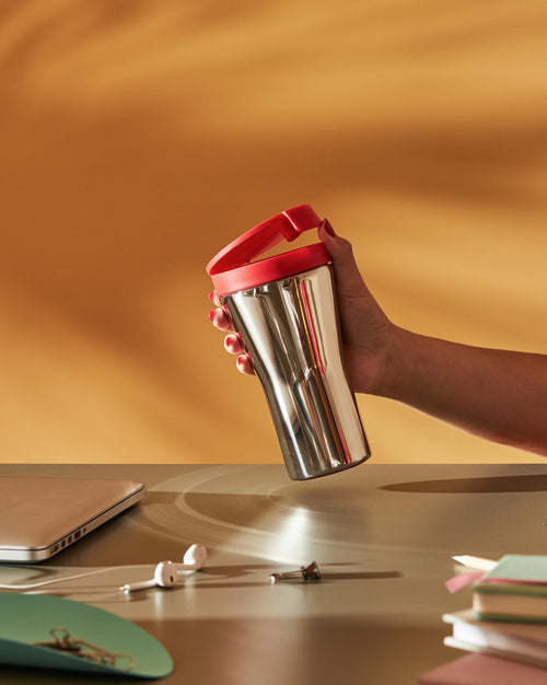 Caffa red Travel mug Alessi