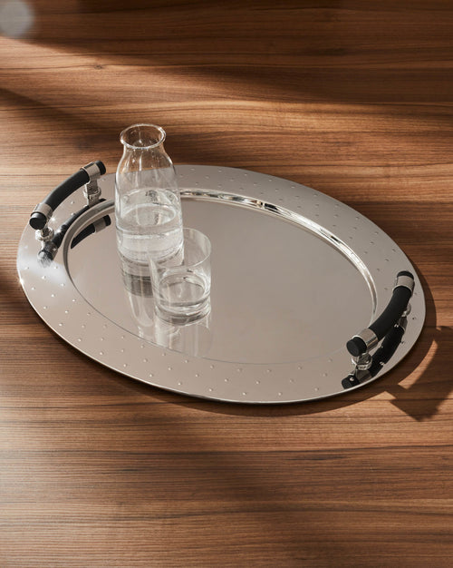 MG09 Default Title Oval tray with handles Alessi