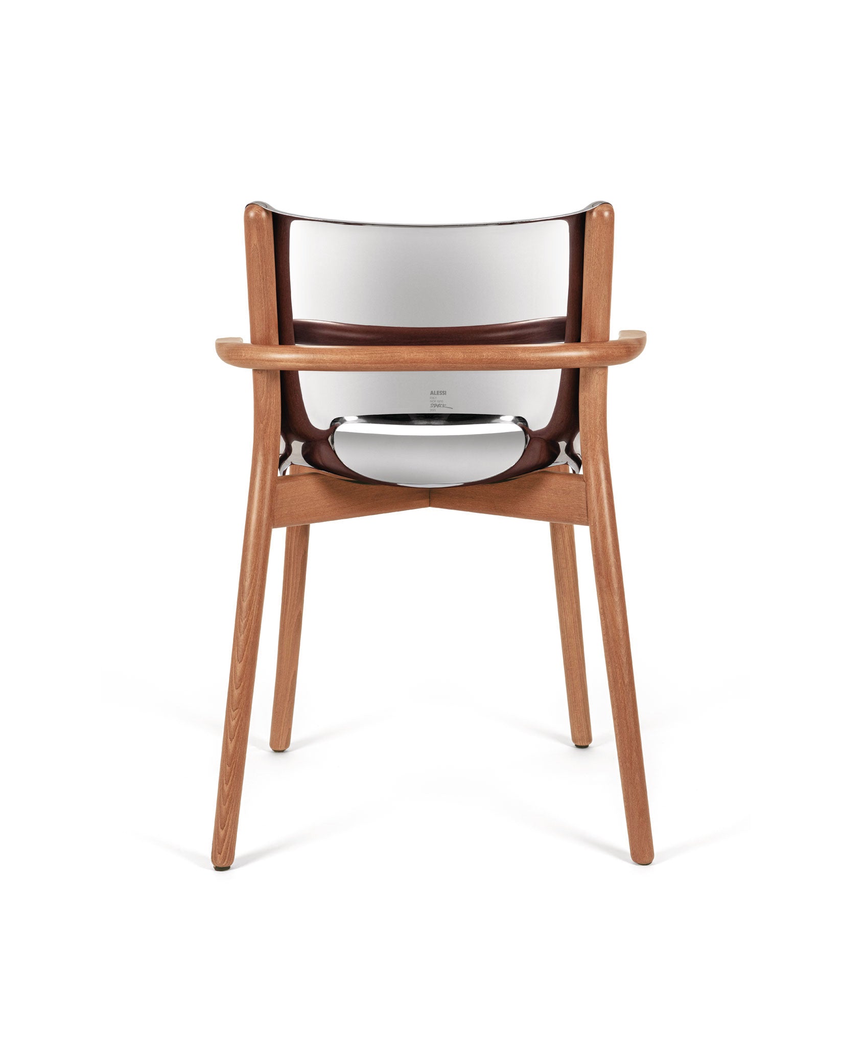 Poêle Collection mat Monoshell chair with armrests Alessi 4