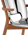 Poêle Collection mat Monoshell chair with armrests Alessi 5