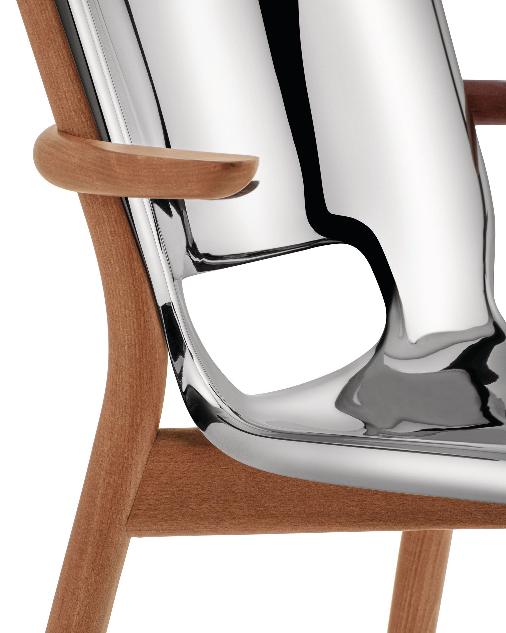 Poêle Collection mat Monoshell chair with armrests Alessi 5
