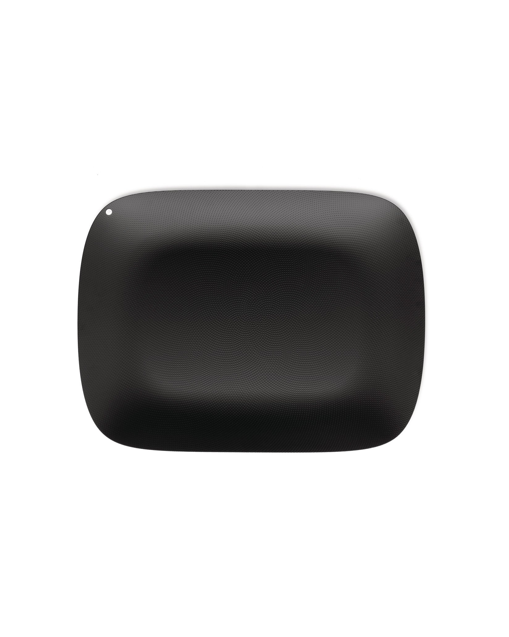 Moiré black Rectangular tray Alessi