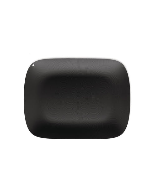Moiré black Rectangular tray Alessi
