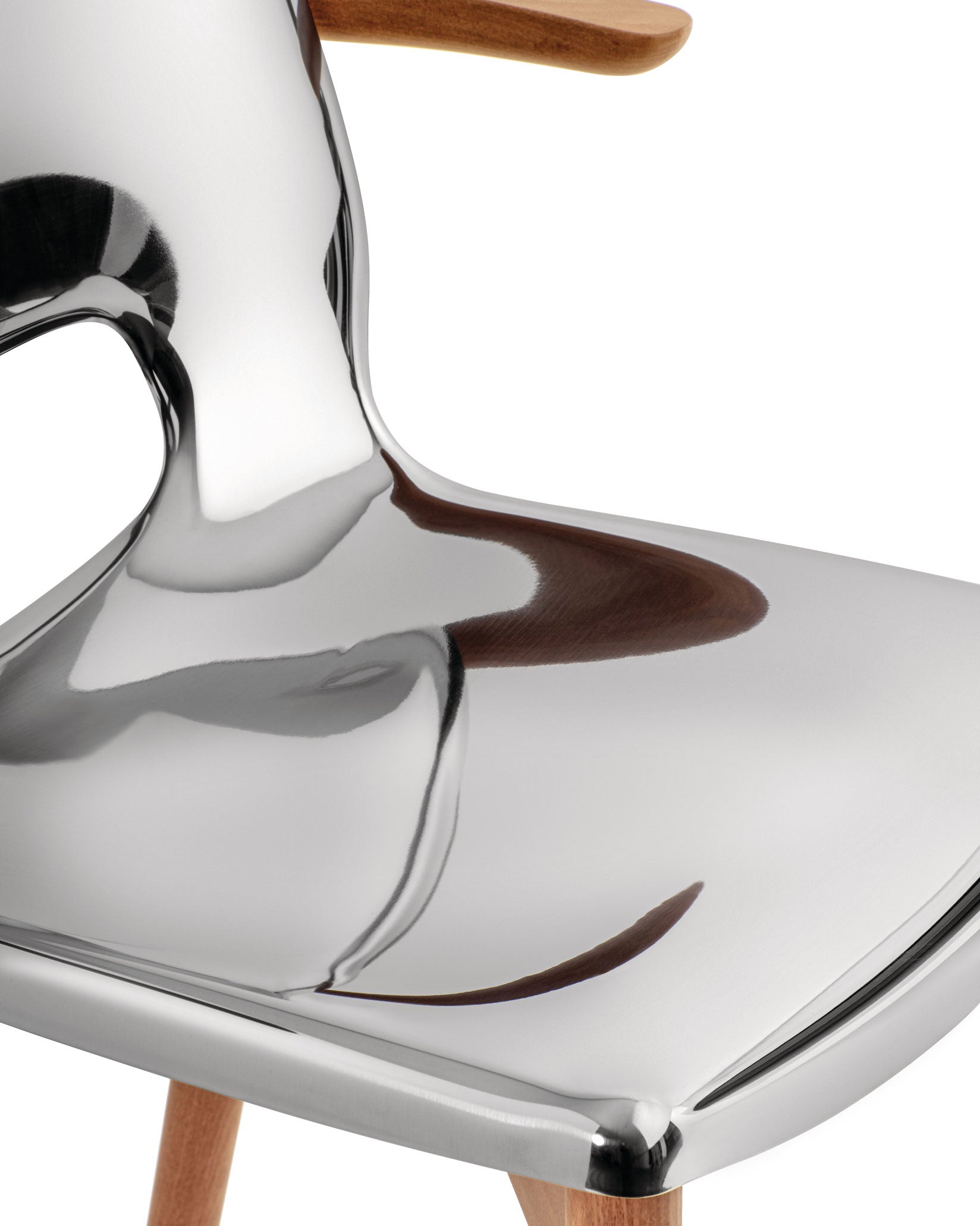 Poêle Collection mat Monoshell chair with armrests Alessi 7