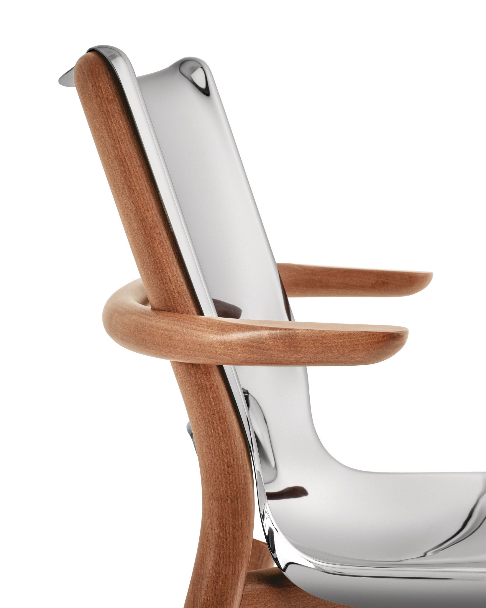 Poêle Collection mat Monoshell chair with armrests Alessi 8