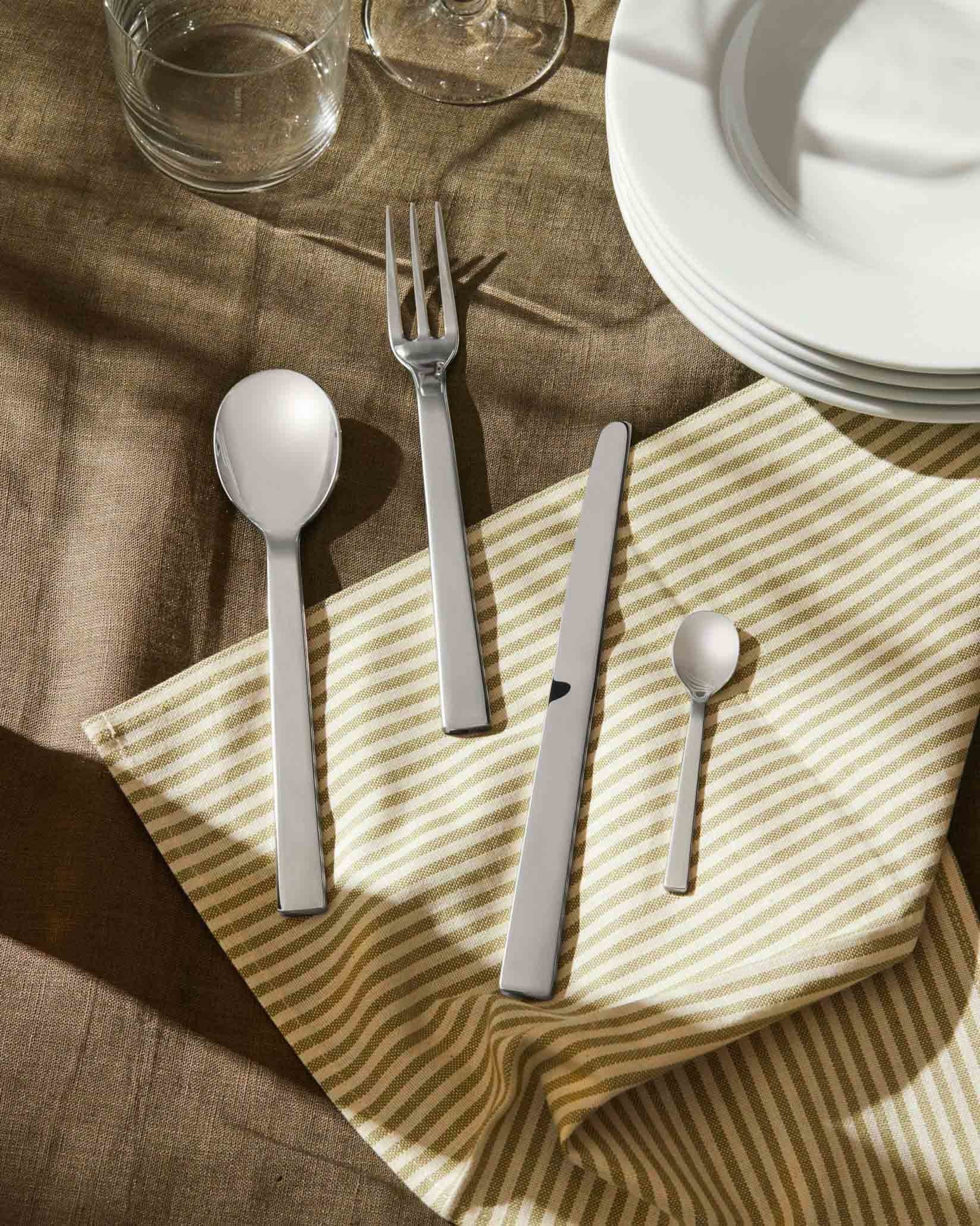 Santiago Cutlery Set 5 Pieces By David Chipperfield | Alessi