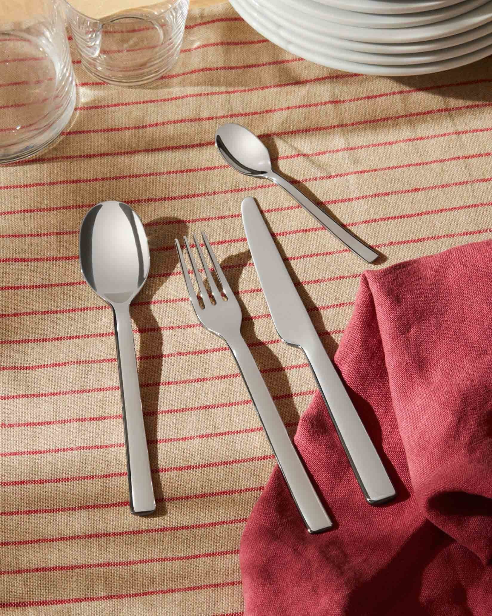 Ovale Default Title Dessert spoon. 6 pieces Alessi 1
