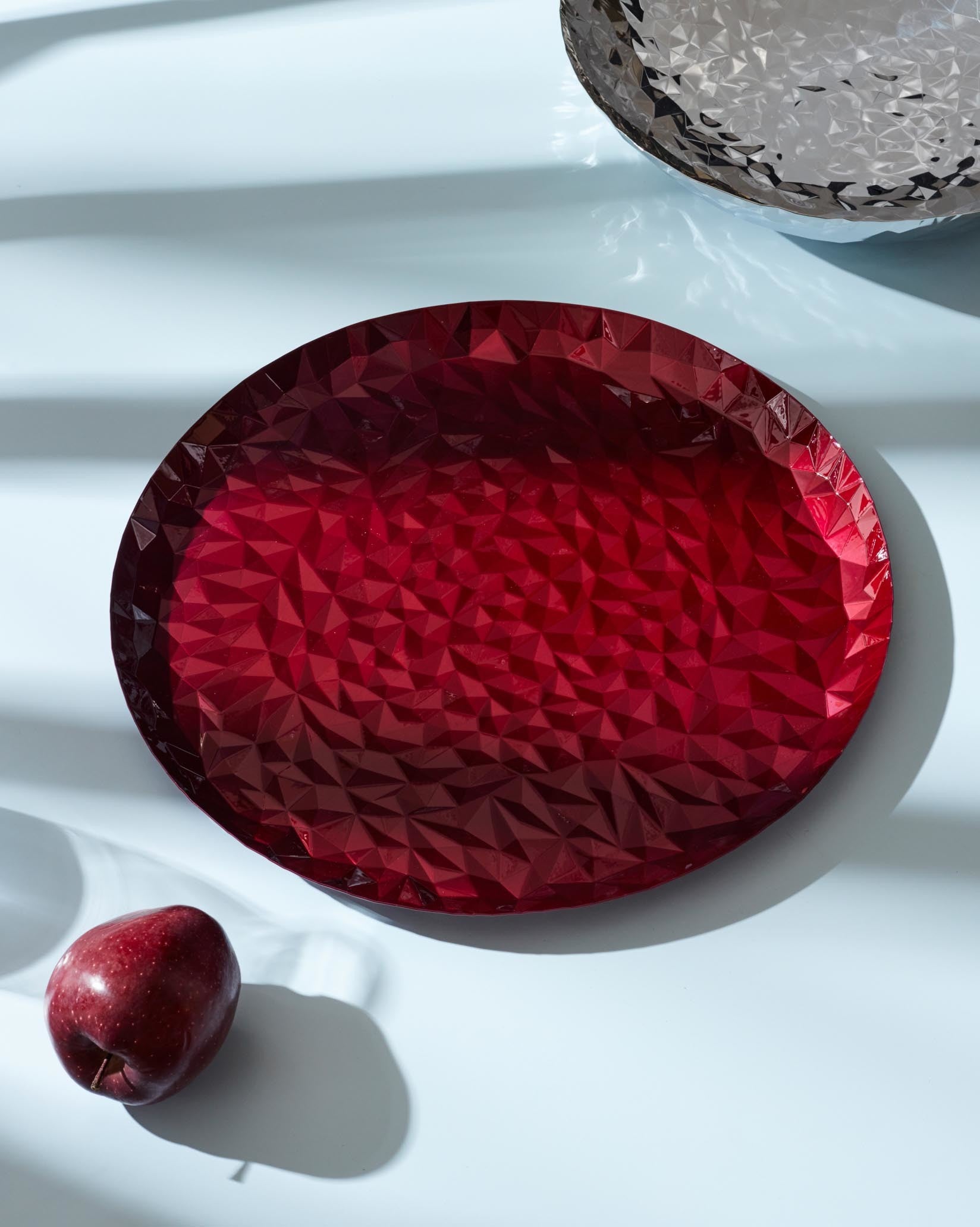 Joy n. 3 stainless steel Round tray Alessi 1