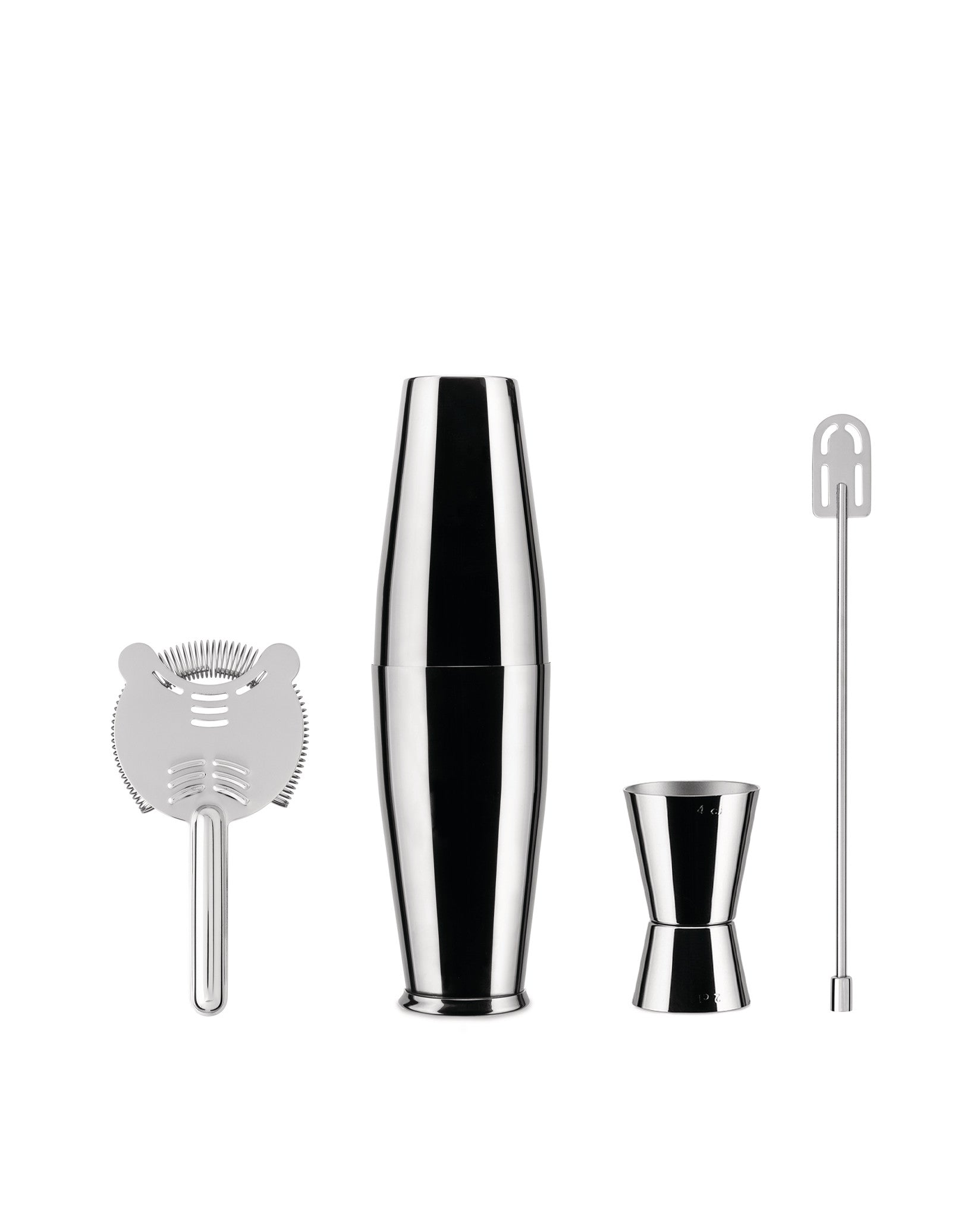カクテルツールセット　5050SET 　ALESSI Bar accessories: Cocktail Mixing and Wine Set | Alessi