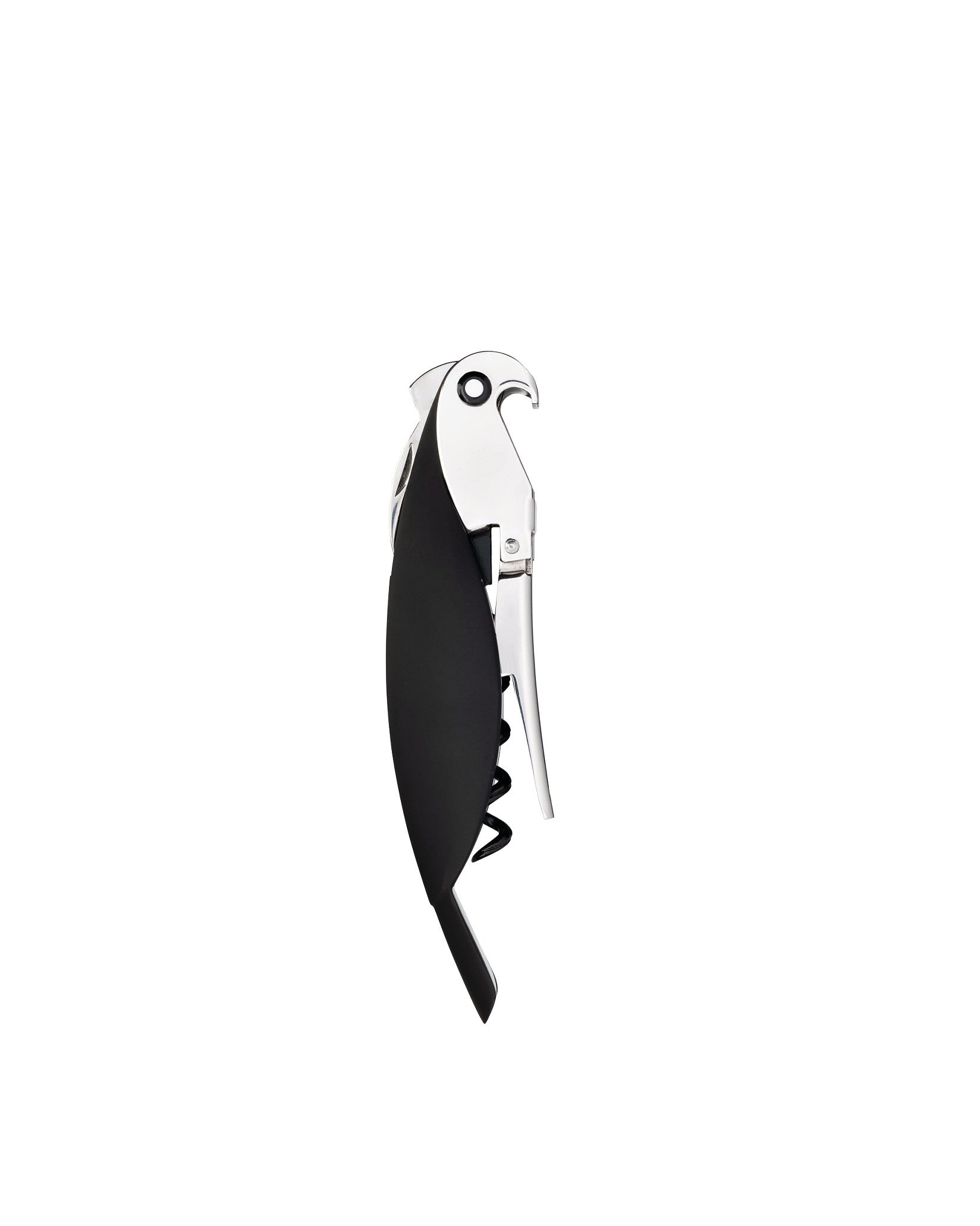 Parrot black Sommelier corkscrew Alessi