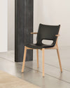 Poêle Collection white Monoshell chair with armrests Alessi 1