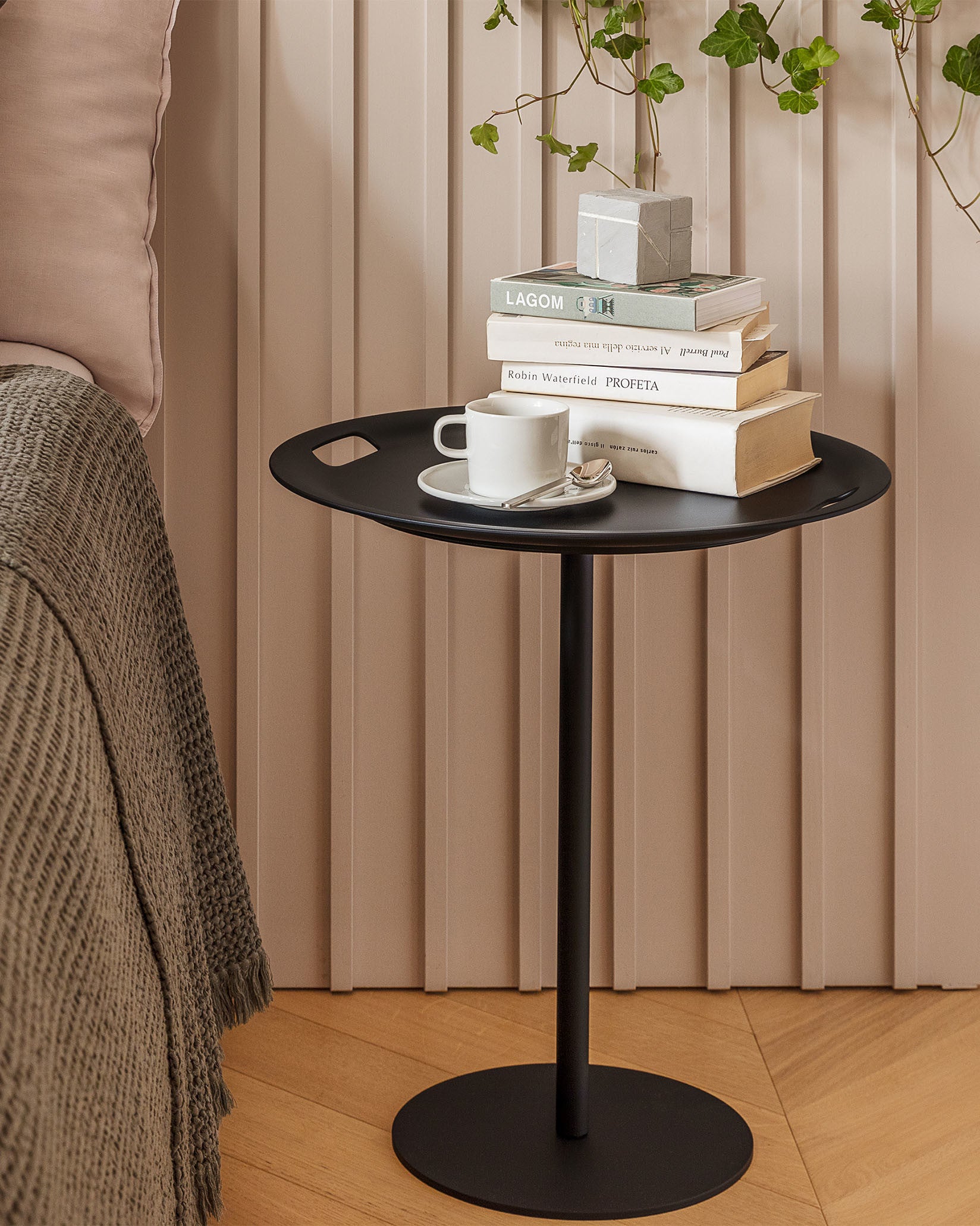 Op-la black Table/tray Alessi 1