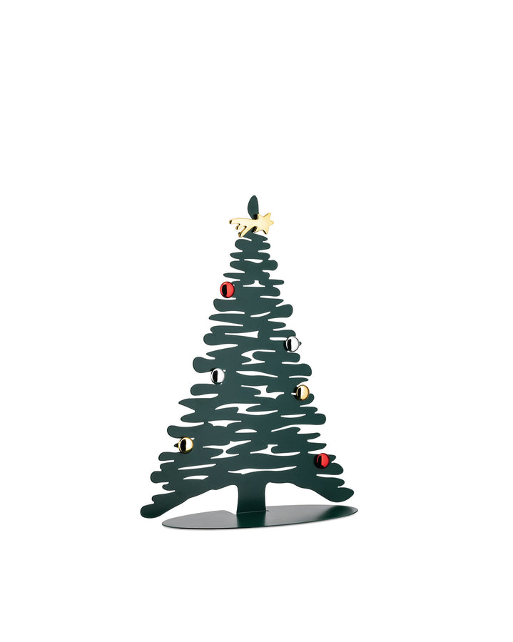 A petite 70cm stainless steel christmas tree, is ideal for those looking for a space saving christmas tree. Available in festive green and snow white, with metallic magnetic decorations, this tree is ideal to get into the festive spirit, no matter how much space you have. 