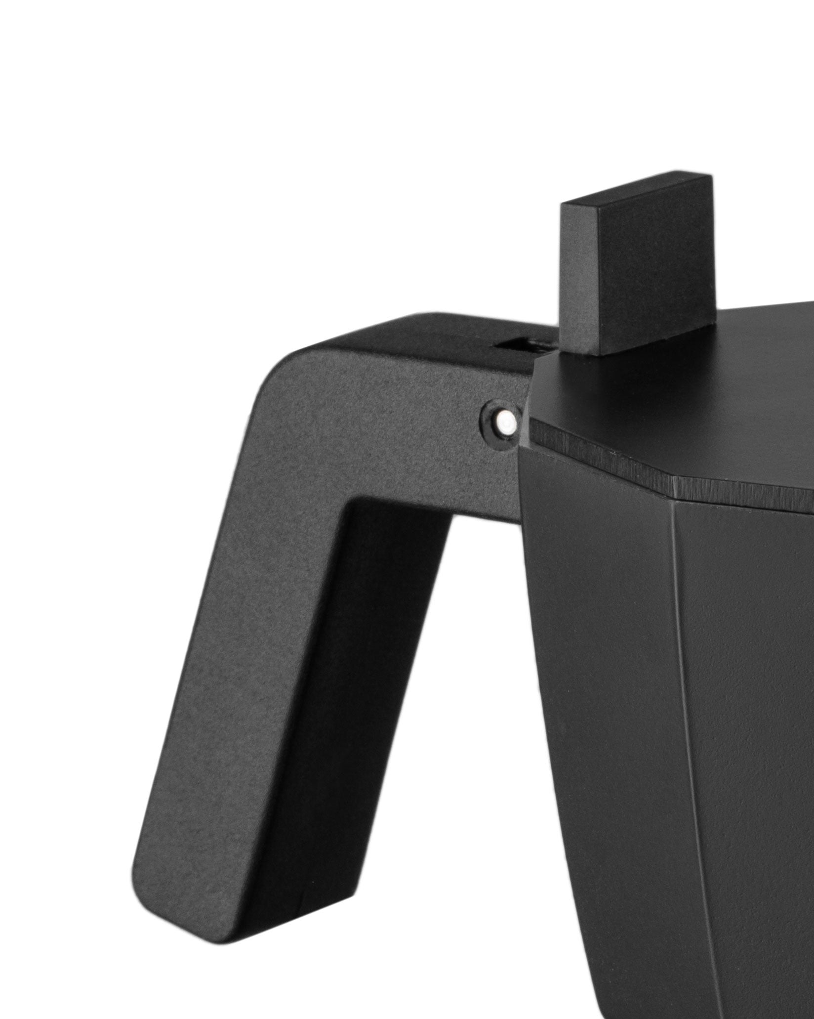 Moka black, cups 1 Espresso coffee maker in aluminium casting Alessi 4