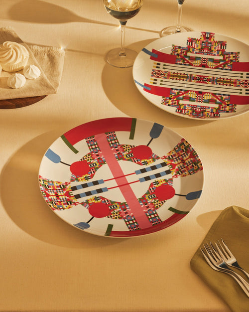 Holyhedrics decoration 1 Pastry plate Alessi